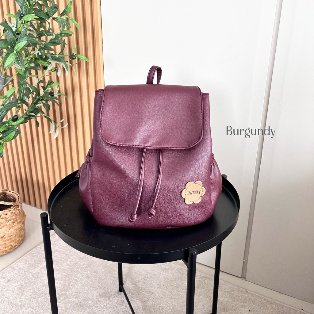 Tweelyforbag Flory Tas Ransel Wanita Kulit Sintetis