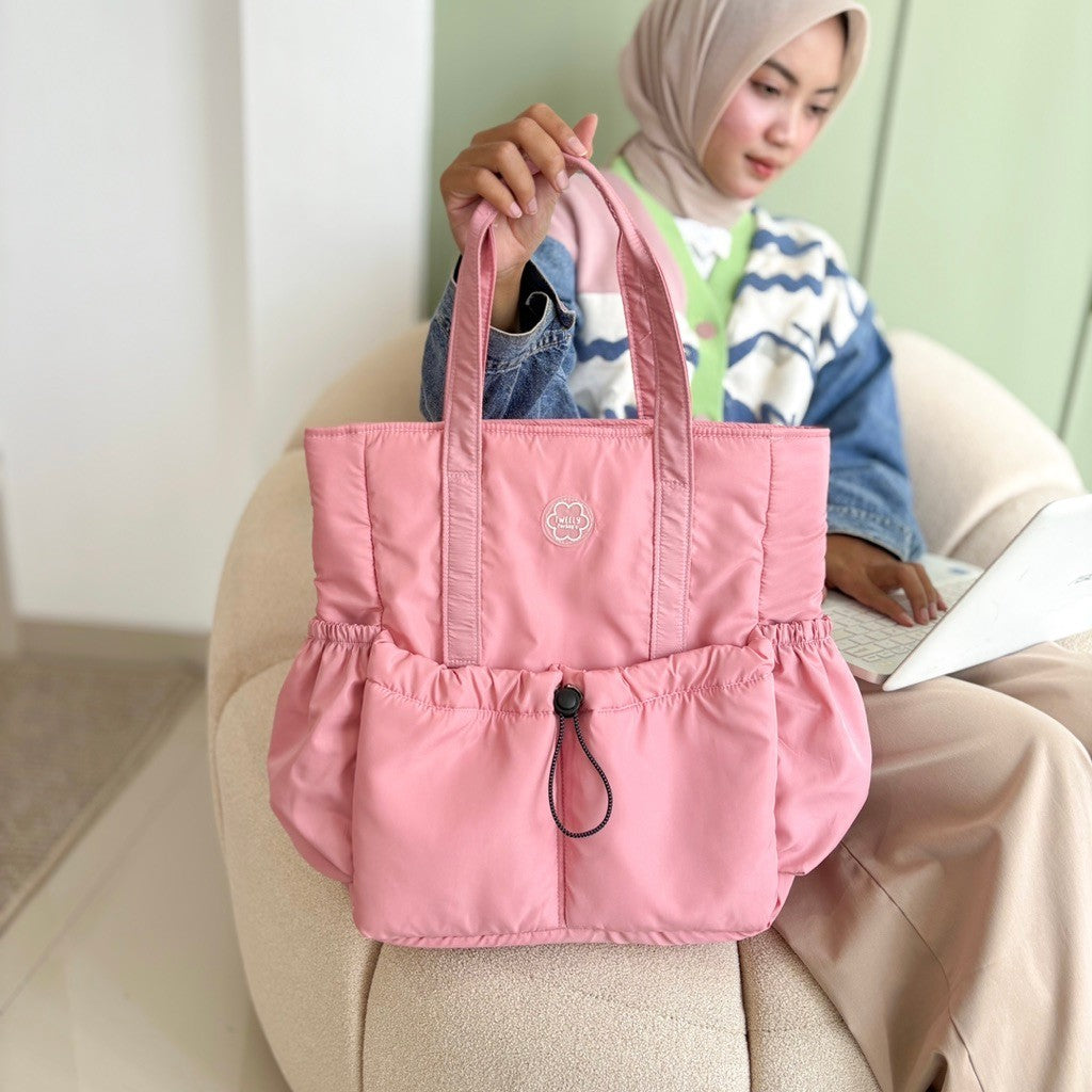 Tweelyforbag Mimo Totepack (Laptop 13inch) Tas Ransel Wanita Parasut Premium