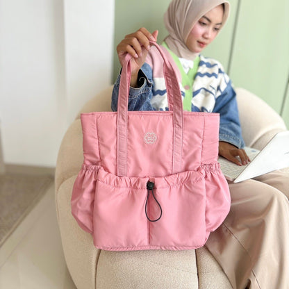 Tweelyforbag Mimo Totepack (Laptop 13inch) Tas Ransel Wanita Parasut Premium