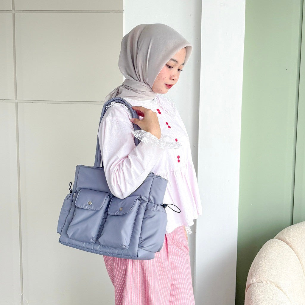 Tweelyforbag Gummy Totebag (Laptop 11inch) Tas Wanita Parasut Resistant