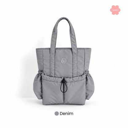 Tweelyforbag Mimo Totepack (Laptop 13inch) Tas Ransel Wanita Parasut Premium