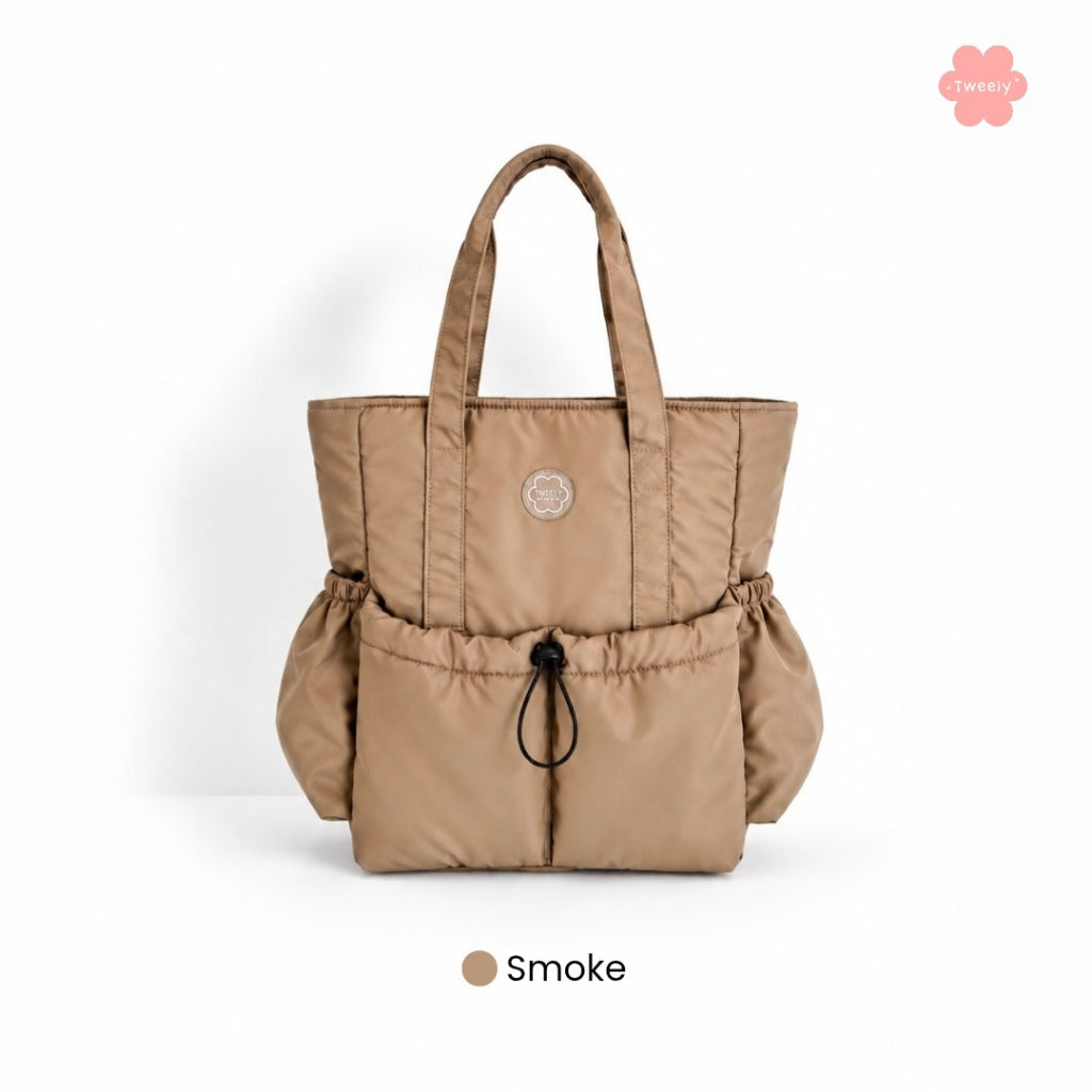 Tweelyforbag Mimo Totepack (Laptop 13inch) Tas Ransel Wanita Parasut Premium