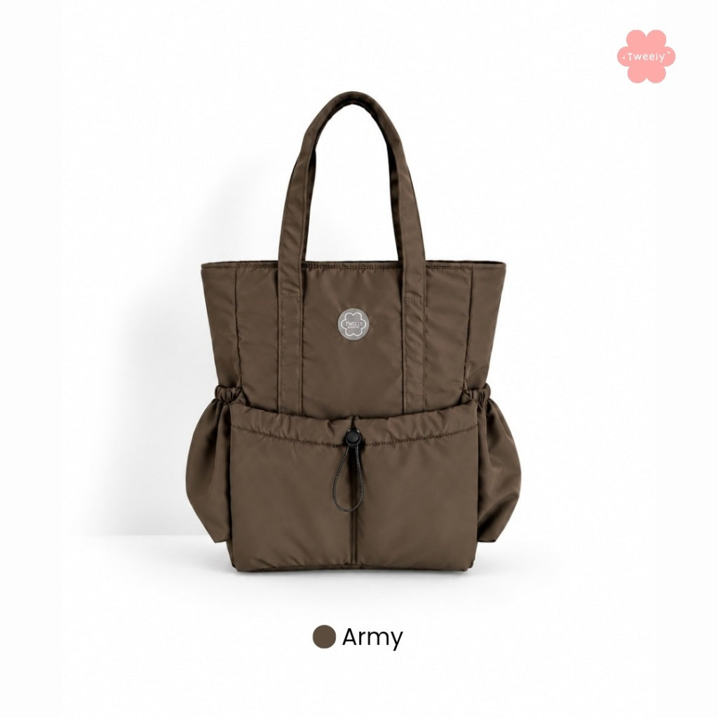 Tweelyforbag Mimo Totepack (Laptop 13inch) Tas Ransel Wanita Parasut Premium