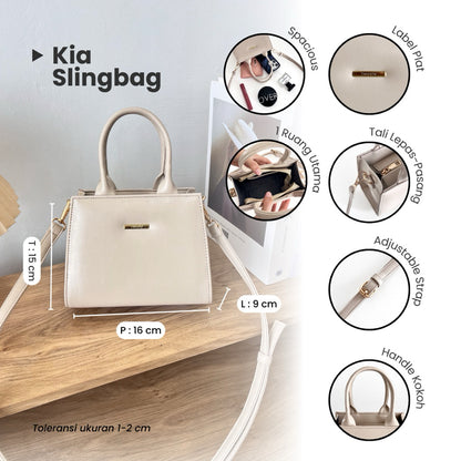 Tweelyforbag Kia Tas Selempang Wanita Kulit Sintetis