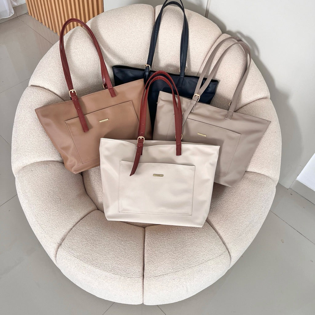 Tweelyforbag Elena Totebag (Laptop 11inch) Tas Wanita Semi Pu Leather