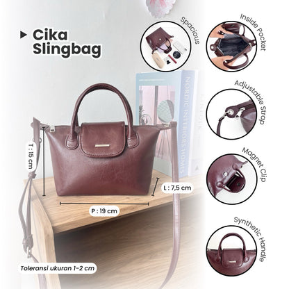 Tweelyforbag Cika Tas Selempang Wanita Kulit Sintetis