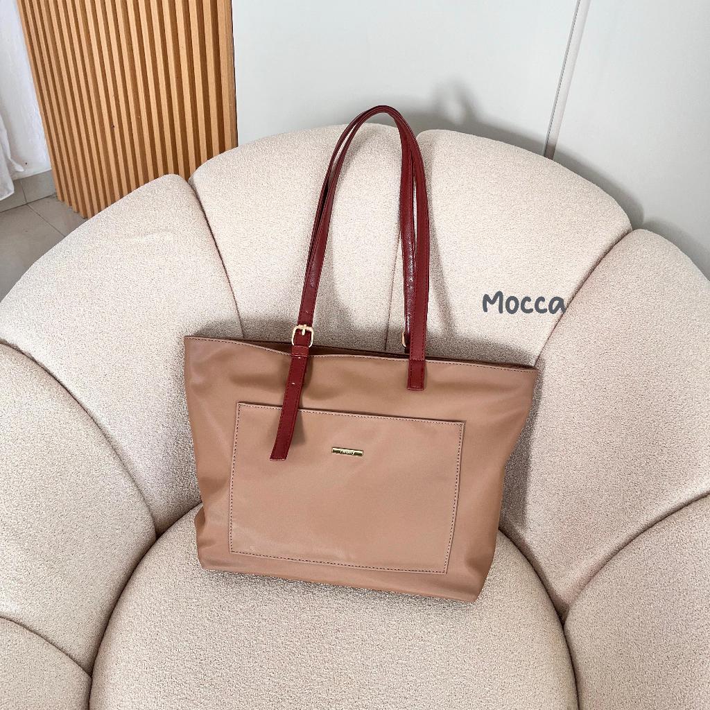Tweelyforbag Elena Totebag (Laptop 11inch) Tas Wanita Semi Pu Leather